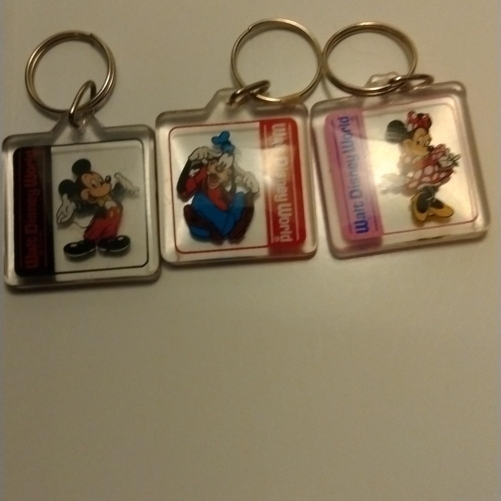 Disney parks key chain set